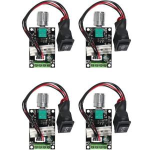 2/4 팩 6V 12V 24V 28V 3A 80W 1203BB DC 모터 속도 컨트롤러 PWM 조절 가능 가역 드라이버 스위치 반전