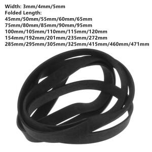 턴테이블 고무 벨트 교체 플랫 드라이브 3mm/4mm/5mm 너비 비닐 레코드 플레이어 포노 구동 1개