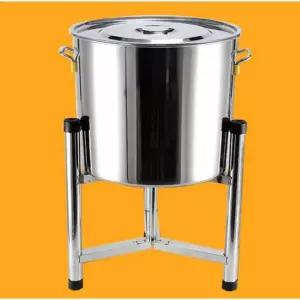 육수통 받침 스탠드 카트 운반기 국솥 회전 들통 운반카