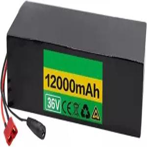 SSXOQX 36V 12Ah 10S4P 리튬 배터리 팩 PVC 방수 200W 400W 500W 800W 모터용 고출력 [에너지 효율 등급 A]