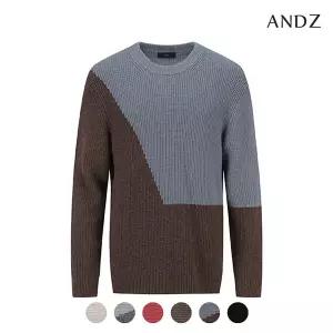앤드지 로우게이지 세미오버핏 니트_BZC4ER1103 363582