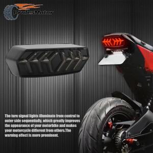 호환 바이크 오토바이 LED 브레이크 테일 라이트 GROM MSX125 CB650F CTXN700 Supermoto Motocross 방향