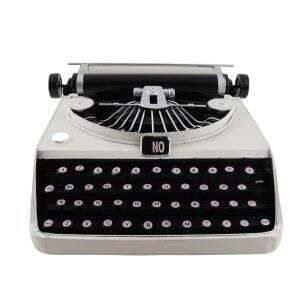 [미국배송] 아이언 빈티지 타자기 모델 수제 레트로 소품 스트레스 해소 장식 스튜디오 사무실 거실 카페 축하 집용 데스크톱