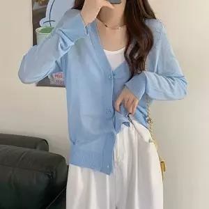 가디건 시원한 3컬러 여름 소재 시스루 (KYR-WFGVGAK)