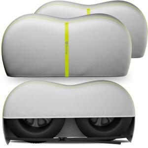 로즈프라이 RV 타이어 커버, 듀얼 액슬 휠 커버(2팩), 직경 27