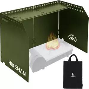 하이캄 캠핑 스토브 윈드스크린 - 야외 접이식 가스 윈드쉴드 캠핑용 윈드블로커 하이킹 피크닉 요리용