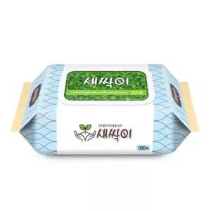 물티슈 새싹이 캡형 100매 20개입 박스