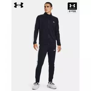 [정품] 언더아머 자켓 운동복 트레이닝복 UA 라이벌 니트 남성 트랙슈트_1357139-001