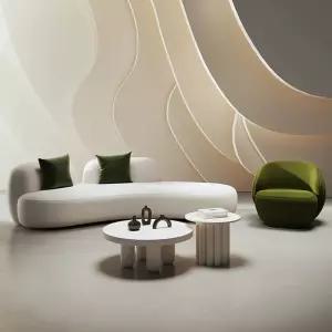 구름소파 4인용 패브릭쇼파 조약돌소파 3인용 2인용