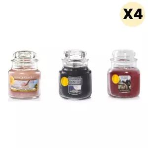 양키캔들 스몰자 향초 감성 연말선물 캔들 3종 X4SET