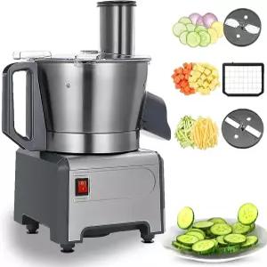 3 in 1 전기 야채 초퍼 현대 상업용 커터 다기능 음식 슬라이서 자동 감자 양파 당근 다지기 큐브 절단기