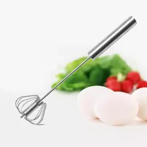 주방 누르는 거품기 스텐 자동회전 휘핑기 베이킹 계란풀기