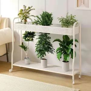화분 선반 철제 거실 3단 식물 화분대 정리대 바퀴