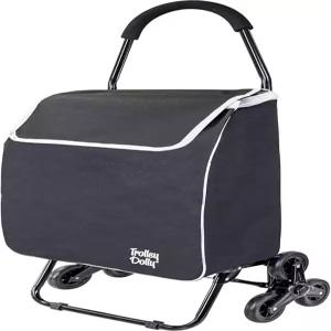 dbest Products 트롤리 돌리 스포츠 계단 등반가 ？ 바퀴 달린 접이식 식료품 카트 탈착식 가방 핸드 트럭