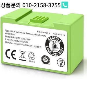 iRobot i7+/E5/i3/i4 시리즈(7150/7550/3150/3550/4150)용 대용량 14.4V 3000mAh 리튬 이온 교체용 배터리