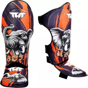 터프 스포츠 무에타이 정강이 보호대 남성용 마이크로파이버 복싱 패드 MMA 킥복싱 스파링 트레이닝 장비