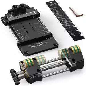 호닝 가이드가 있는 홍두이 끌 샤프닝 키트 각도 고정 장치 및 게이지 0.1-3.2인치 평면 목공 도구용