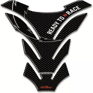 모터사이클 KTM과 호환되는 탱크 패드 스티커 3D 유니버설 - 카본