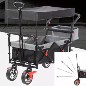 접이식 캠핑웨건 타프 카트 그늘막 지붕 햇빛가리개 손수레 캠핑용 트렁크