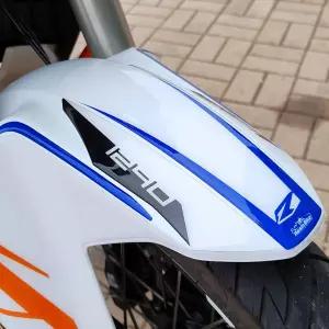 KTM 1290 슈퍼 어드벤처 R 2021과 호환되는 레진 바이크 모터사이클 3D 스티커. 전면 펜더 프로텍터 충격