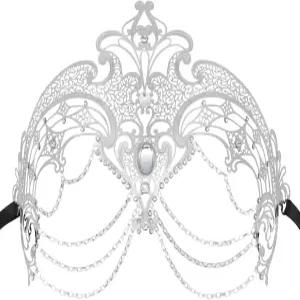 티묘 여성 가면극 컷 메탈 베네치아 예쁜 할로윈 코스튬 마스크