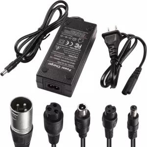 36V 리튬 이온 배터리를 위한 5개의 플러그가 장착된 42V 2A 충전기 면도기 젯슨 보야지 고트락스 나인봇