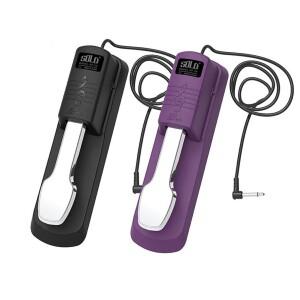 솔로 범용 전자 키보드 및 디지털 피아노용 서스테인 페달  극성 스위치  미끄럼 방지 고무 바닥