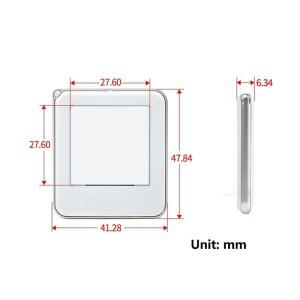 (새 상품)2개 1.54인치 전자종이 스크린 NFC 전원 E 종이 잉크 태그 배터리 없는 라벨 DIY 디지털 액자