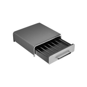 서랍형 커피 디스플레이 랙 메탈 구조 데스크탑 디자인 머신 베이스 다용도 티백 보관함 정리함