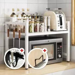 전자렌지선반 2단 높이 너비 조절 수납 커피포트