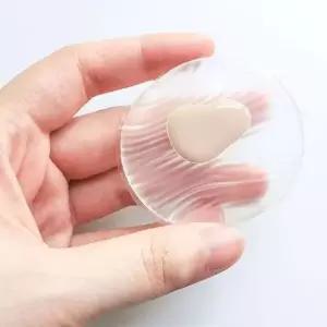 실리콘퍼프 애기 궁둥이 엉덩이 궁뎅이 쿠션 미니 화장 퍼프 썬 크림 비비 선 파데