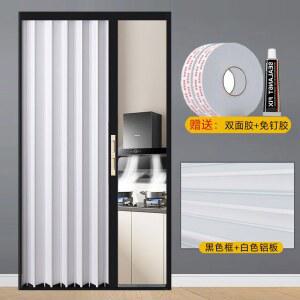 접이식 미닫이문 투명 주방 화장실 베란다 에어컨 칸막이 신축 간이
