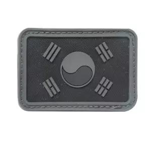 부착장식 국기디자인 검정색국기패치 태극기PVC장식 검정색