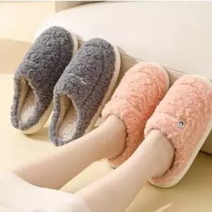 털실내화 사무실 겨울 실내화 방한 거실화 털슬리퍼