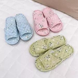 무소음실내화 사무실 면 거실  층간소음 실내화 쿠션 조리원 실내 슬리퍼