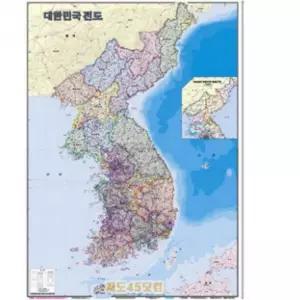 한반도 지도 민국 전도 750x1100코팅 지도 750x1100코팅 전도 축척 전국 한반도