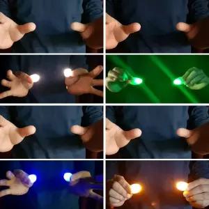 JL매직 손끝에서 불빛이 이동하는 손가락 마술 도구 딜라이트(2개입) dqH9+4zBE