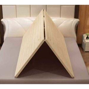 접이식 나무 하드 딱딱한 이동식 가구 프레임 침대 1인용 깔판 시간 2M