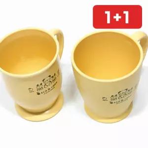 어린이집 유치원 옥수수 물컵 안전한 유아용 양치 손잡이컵  1+1