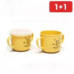 옥수수 유아 양손컵 어린이 자립컵 안전한 자연소재 물컵  1+1