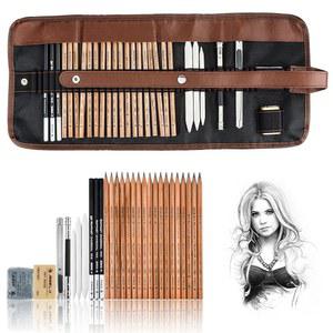 윤치디어 드로잉 연필, 성인을 위한 미술 용품 스케치 연필 키트, 전문 흑연 아트 세트