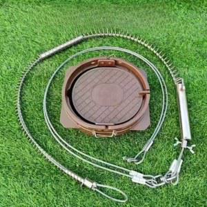 멧돼지 트랩 스프링 싱글와이어 제품 케이지 4mmC 퇴치기 게이트 농작물 다리 설치류