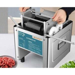 훈제오리 세절기 슬라이서 기계 닭절단기 220V 육류 신두꺼운형 고기세절기 수육 베이컨