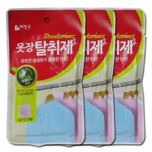 옷걸이거치형 옷장 향기 탈취제 3개/냄새/제거제/방지/신발장/옷장용/옷/탈취/서랍장/방향제/장롱/실내