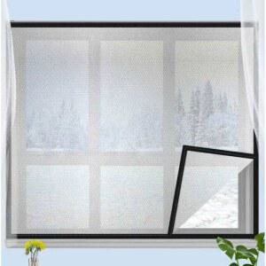 외풍차단 방풍 창문 방풍비닐 2x2 8m 창문방풍커튼 밀스턴 탈착식 단열 PVC 차단