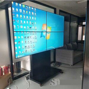 멀티 스크린 스텐드 4개 모니터받침대 있는 컴퓨터 충전기 상품 허브 쿼드 모니터받침 TV