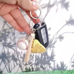 동호회 야구용품 베이스볼 개업 선물 미니어처 야구키링 스포츠 가방 야구장