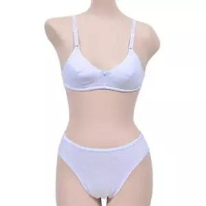 귀여운패턴 주니어 2단계 A컵 브라팬티세트 WFIPU6F