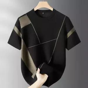 스웨트 스웨터 스?셔츠 오버핏 라운드넥 맨투맨 봄 가을 2025 가을/겨울 남성 반팔 도톰하며 캐주얼한 컬