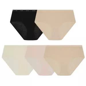 [수아팜] 주니어 여아 찰랑 에어홀 모달 팬티 5매.